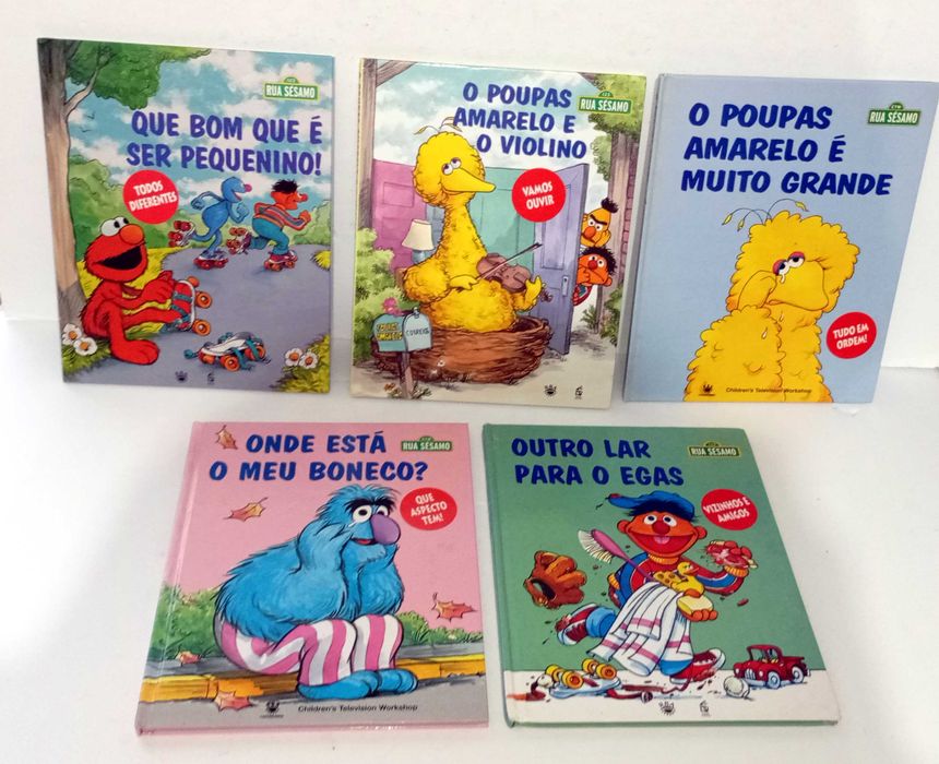 Livros da Coleção da Rua Sésamo (mais nas restantes fotos)