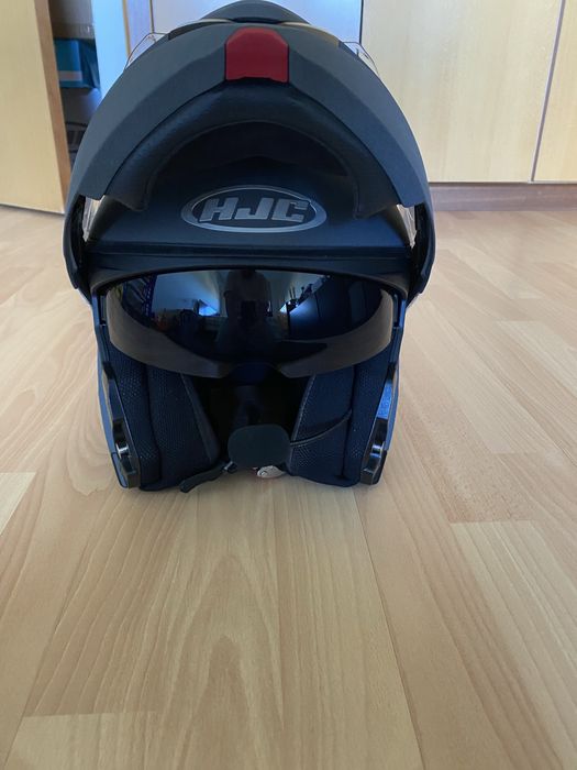Capacete modular HJC i90 Cinza