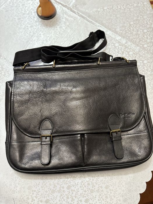 Чорна Шкіряна сумка для бізнесмена,відмінний стан дуже якісна шкіра