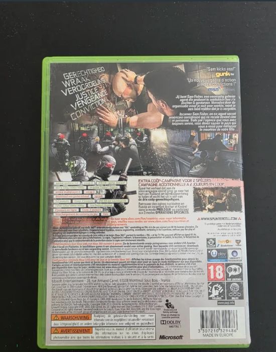 Splinter Cell Conviction Xbox 360