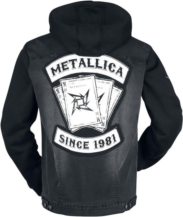Casaco de ganga da banda Metallica