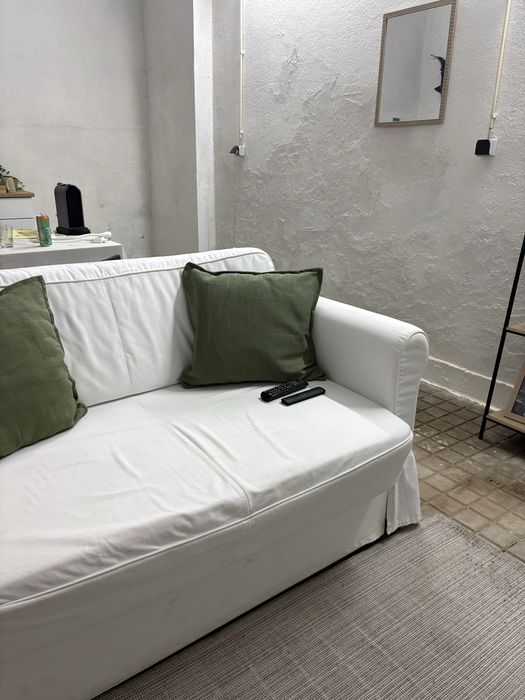 sofa (cama) branco ikea