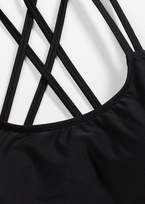 B.P.C biustonosz bikini bralette czarny 44.