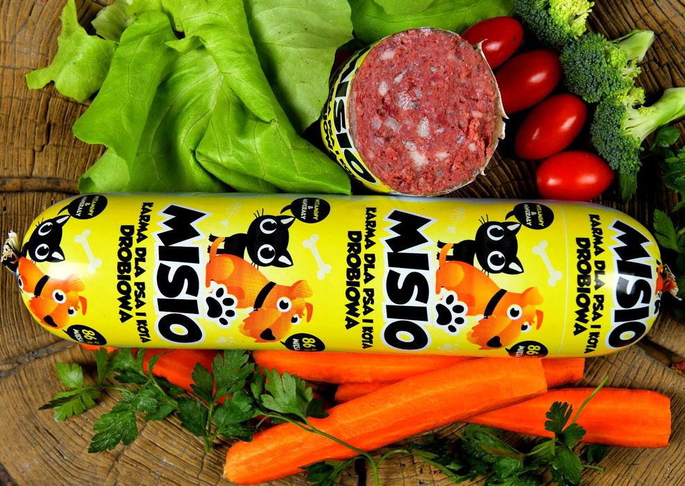 29kg Karma dla psa Misio 83% mięsa mix smaków 29szt.