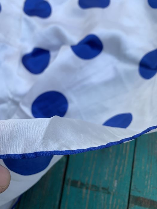 Dolce & Gabbana polka dot платок шарф шелковый D&G Silk