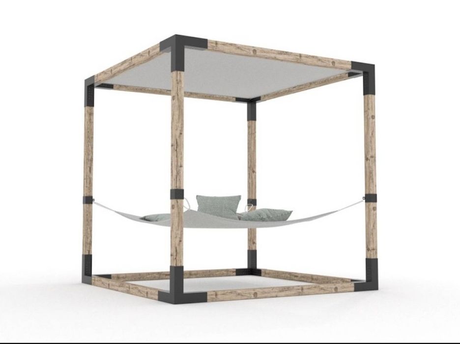 Соединители для бруса под крепление гамака. Альтанка Пергола. Комплект