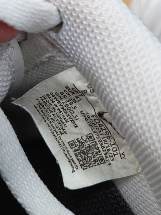Nike Air Force 1 Low biało-czarne sneakersy adidasy EUR 41 AF1 AirForce 1 adidasy
