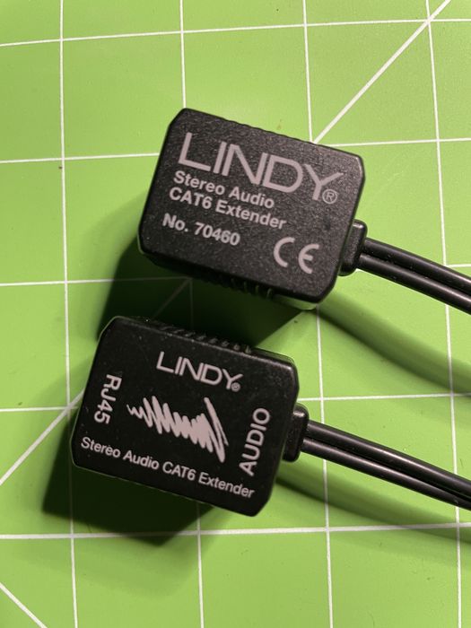 Przedłużacz RCA 2x Cinch po RJ45