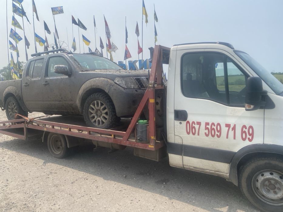 Эвакуатор Кривой Рог, 3 посад.места, пл. 6 метров, грузоподъемность 4т