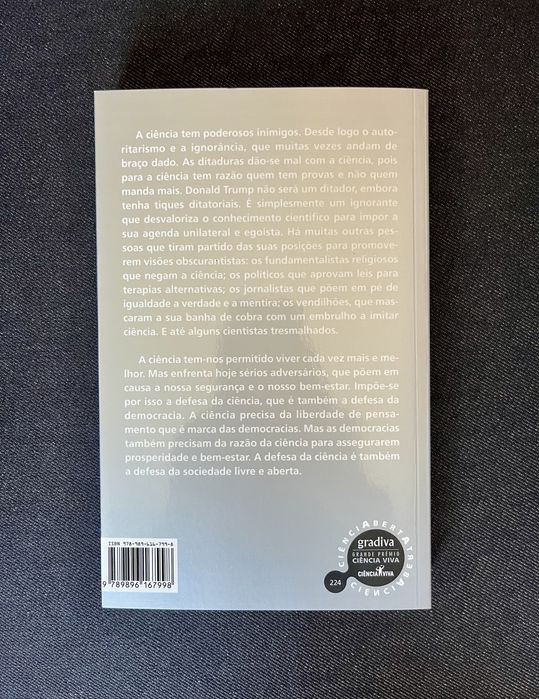 “A Ciência e os Seus Inimigos”, Carlos Fiolhais e David Marçal