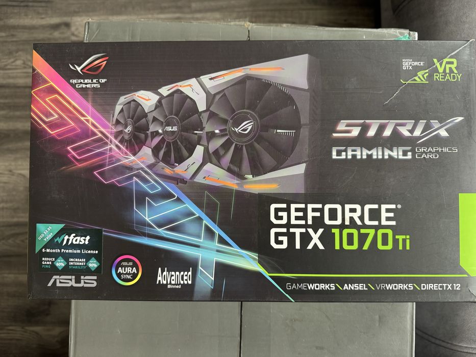 GTX 1070TI asus rog strix
