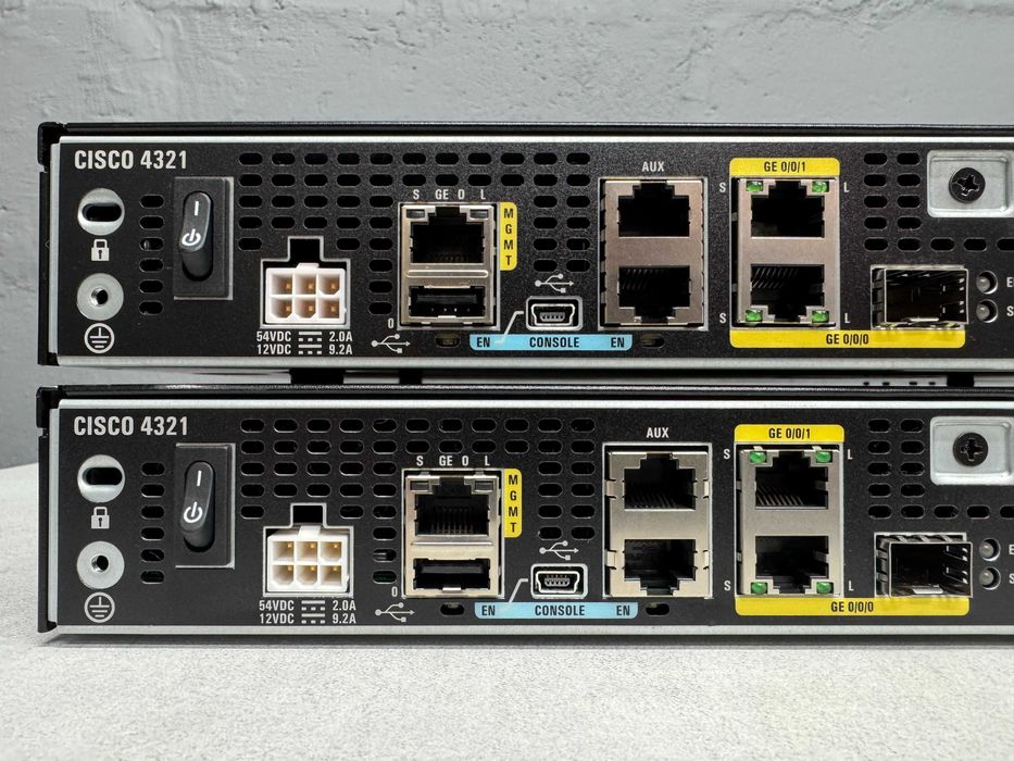 Маршрутизаторы Cisco ISR4321/K9(активированы лицензии) безнал/гарантия