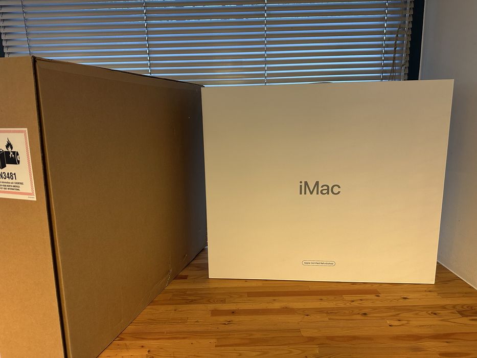 Nowy imac 24 a2438 M1 16gb 512gb srebrny