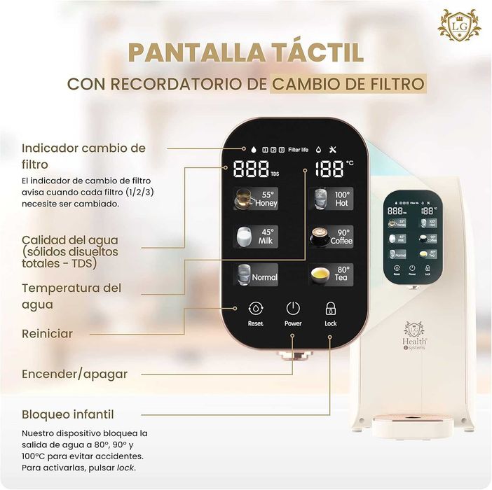 Purificador de água LG Health