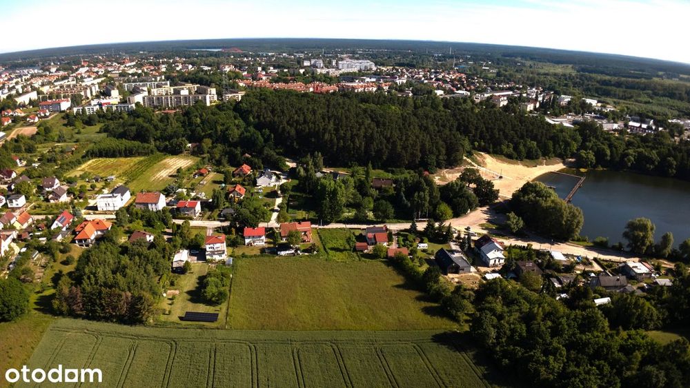 Działka z widokiem na jezioro