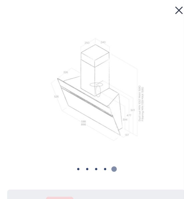 Витяжка Elica STRIPE WH/A/60/LX