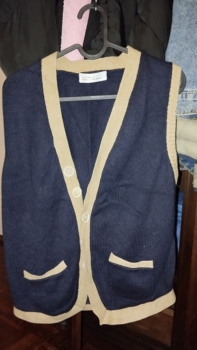 Caxemira Azul e Marrom.