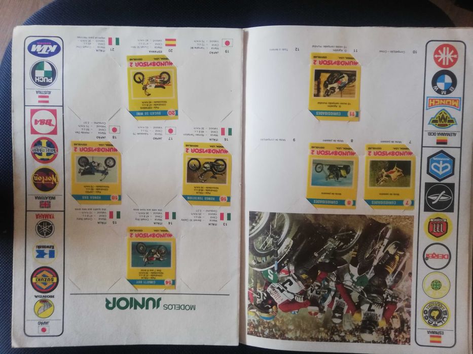 Caderneta O Mundo das Motas