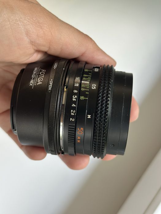 Об’єктив Геліос 81Н 2/50 + перехідник FOTGA на Sony E