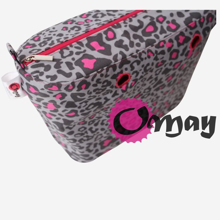 organizer do OBAG URBAN MINI panterka róż szary cętki wkład VIP OMAY