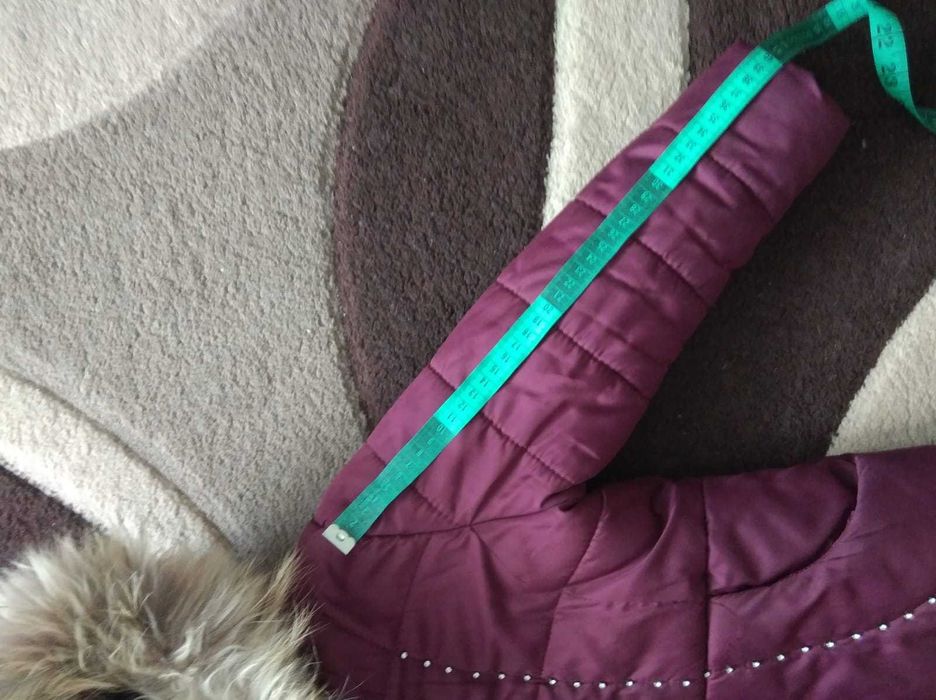 Зимове пальто для дівчини (зі стразами )