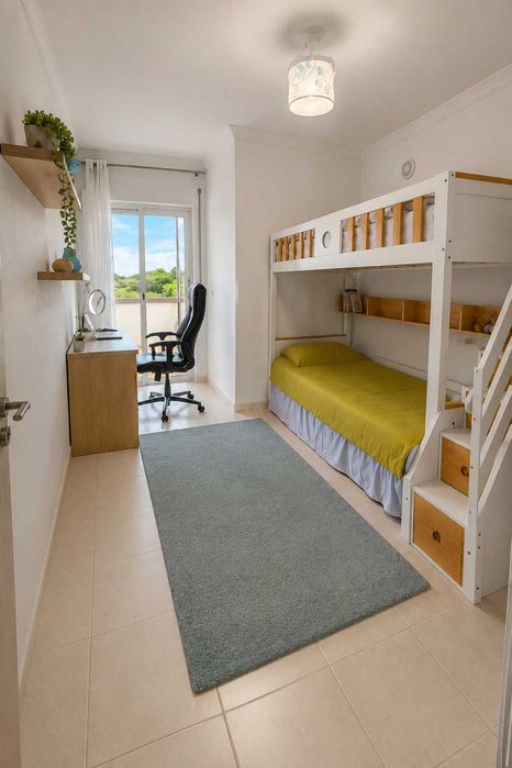 T2 no centro de Albufeira com piscina, garagem e arrecadação