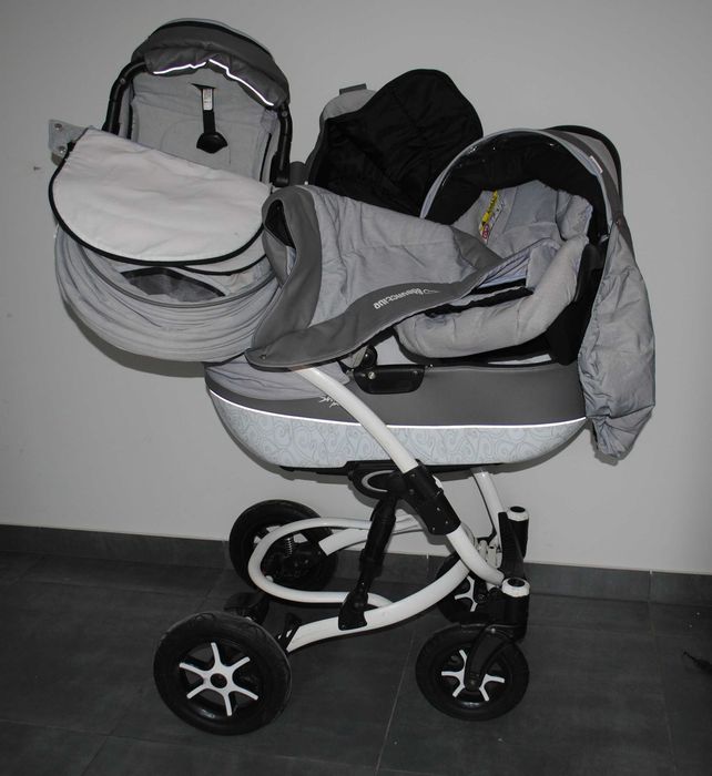 BabyActive Elipso 3в1 коляска універсальна автокрісло з адаптерами в машину, сумка
