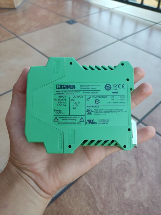 Phoenix Contact MINI-PS 12-24DC/5-15DC/2 – przetwornik DC/DC