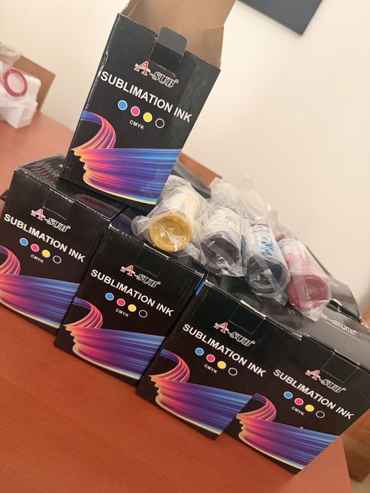 Tinta de Sublimação A-SUB CMYK (120ml por garrafa) - Novas