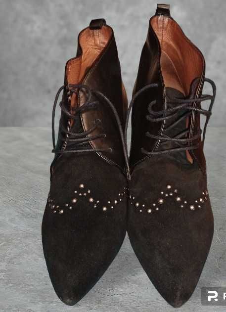 Черевики Ботинки шкіряні жіночі 38 р