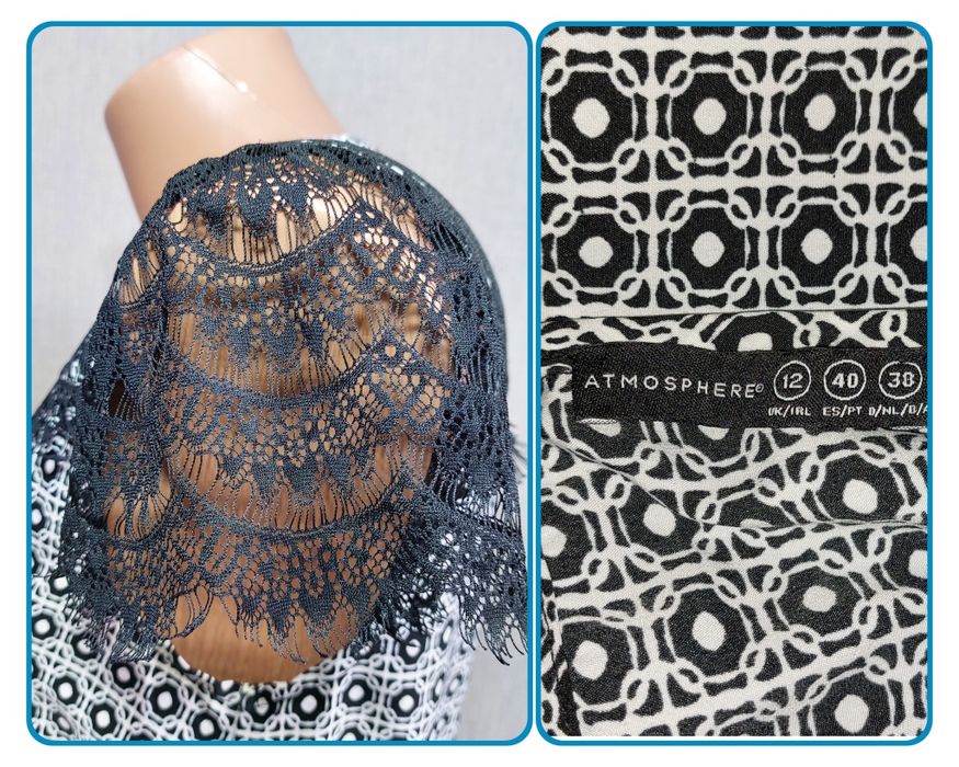 Летнее легкое платье Atmosphere. Размер M/L, 38, наш 44-46.