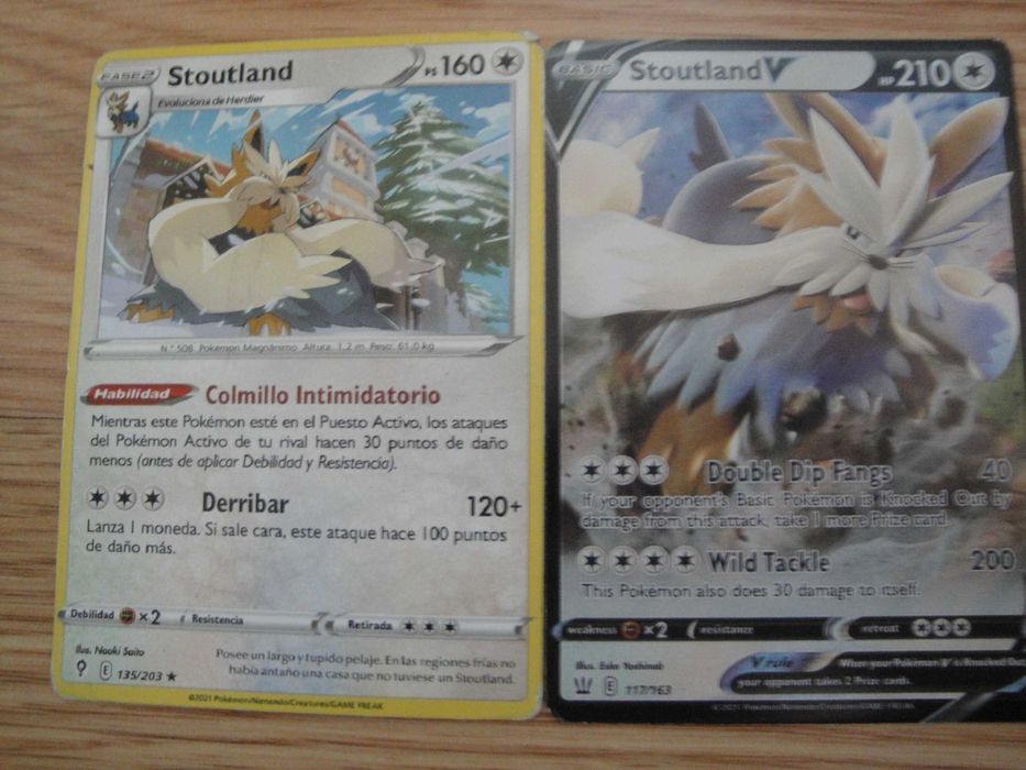 Cartas pokemon - diversas