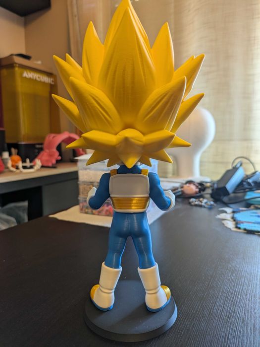 Pack Figura + Suporte para Comandos Vegeta