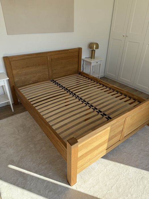 Łóżko dębowe 160x200