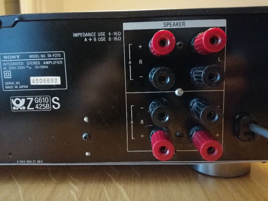 Wzmacniacz SONY TA F270