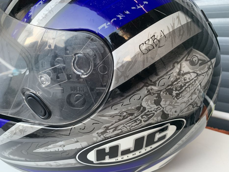 Capacete HJC CS-R1 Dagger Blue / Samurai