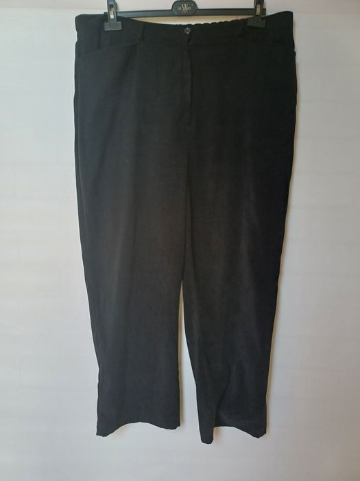Czarne spodnie eleganckie 6XL