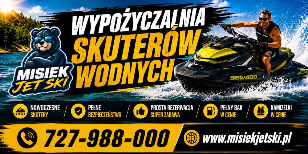 wynajem skuterów wodnych zalew sulejowski seadoo wypożyczalnia skuterów jet ski fv