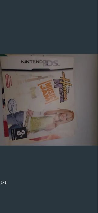 Prospeto caixa jogo Nintendo Ds Hannah Montana