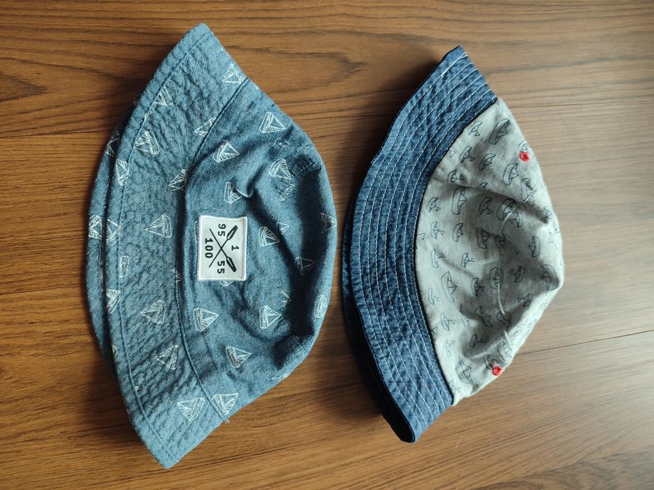 Kapelusiki chłopięce na lato dwa