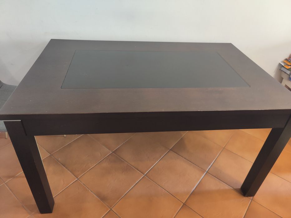 Mesa extensível madeira maciça 90*140 ou *180