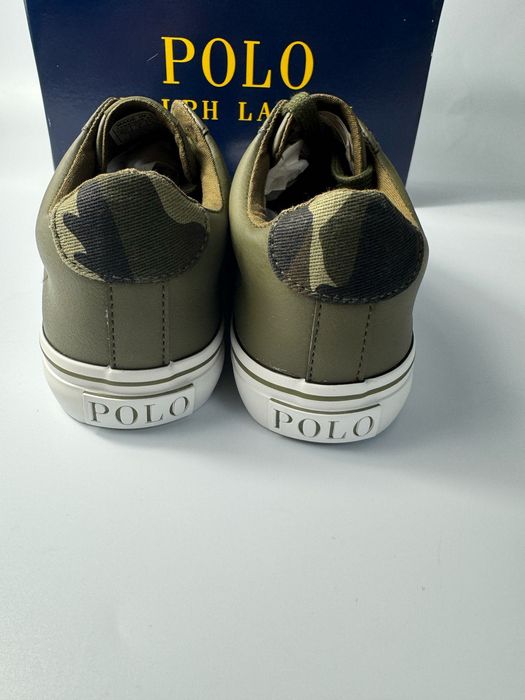 Nowe sneakersy męskie POLO RALPH LAUREN zielone oliwkowe 40