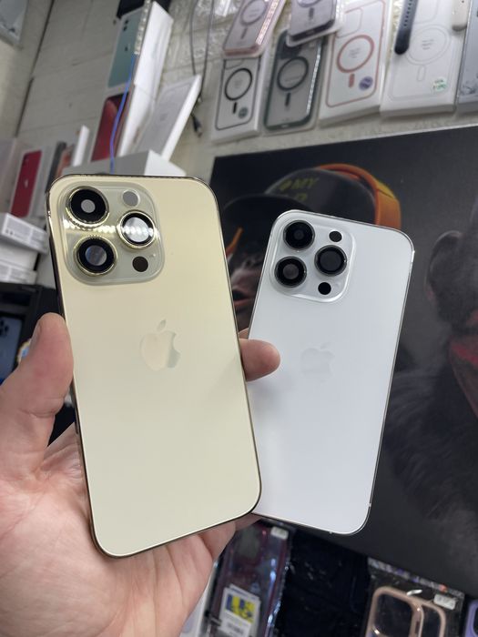 Продам корпус панель apple iPhone 15 Pro 14 Pro White Gold