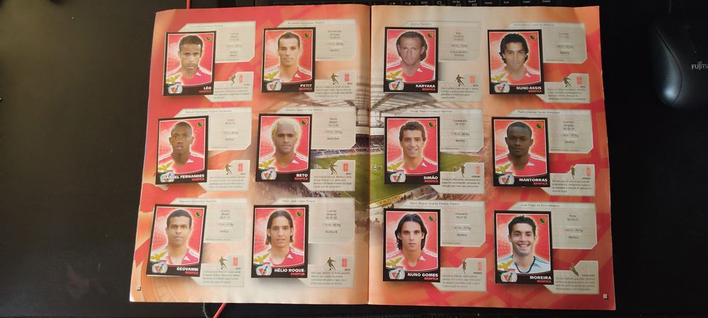 Futebol 2005/2006 Caderneta Panini sports