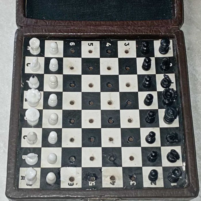Шахматы дорожные СССР "Ленточмех", Ленинград, 50-е годы