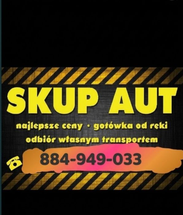 Skup-Aut 24h Uszkodzone,Bez opłat.Najwyższe Ceny ! Wałbrzych i okolice
