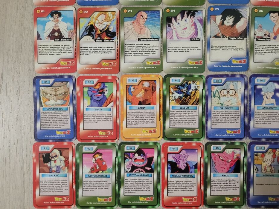 Karty Dragon Ball Chio - 50/50 kolekcjonerskie DBZ