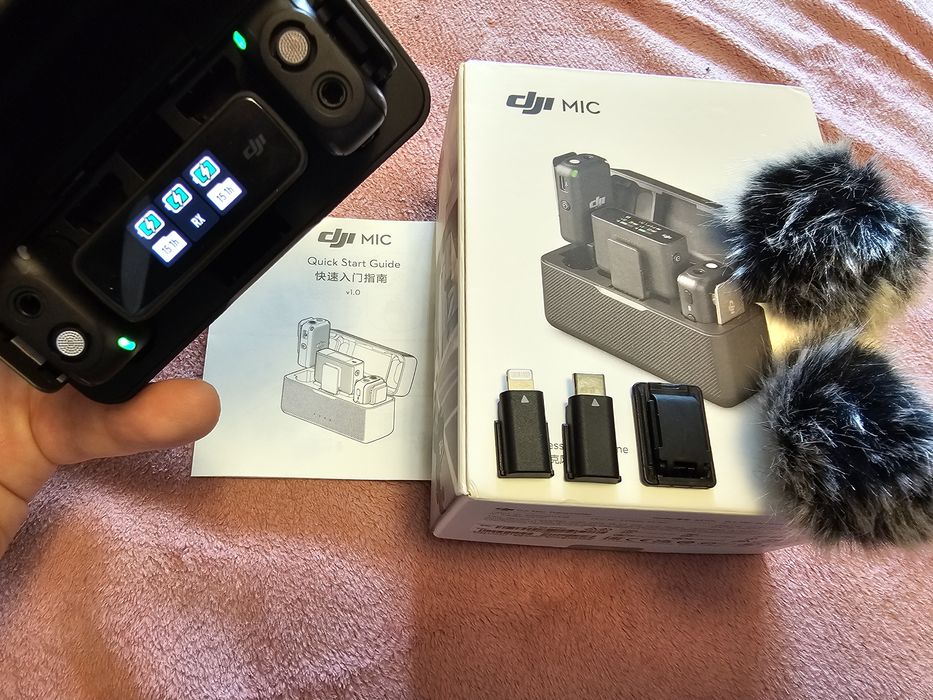 dji mic в заряд кейсе петлички, мікрофони, радіосистема Reels Tiktok