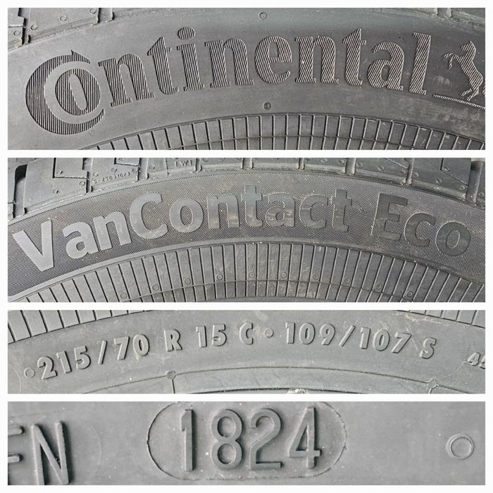 Continental VanContactEco 215/70r15c 109/107 S
