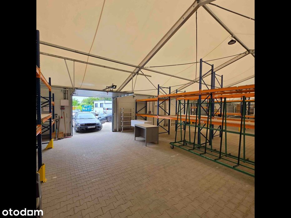 Wynajmę halę magazynową lub produkcyjną 200m² + biura + plac